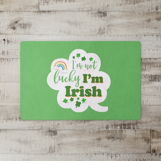 Not Lucky Irish 27" x 18" Floor Mat